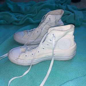 White high top Converse
